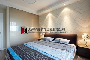 93平米普通户型现代简约家装装修图片设计-天津齐装网装修效果图